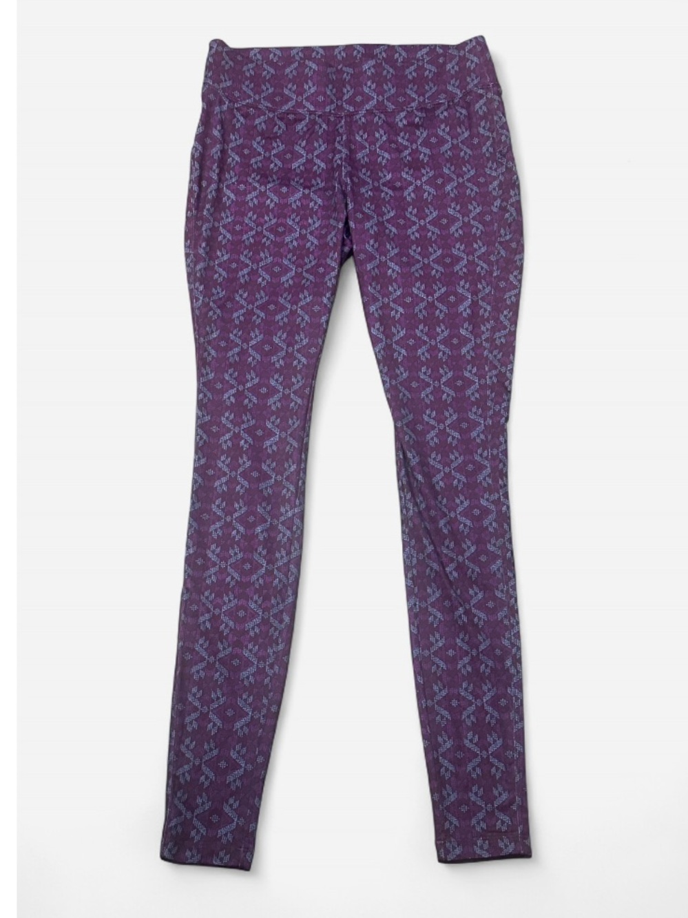 Columbia Purple Patterned High-Rise Leggings S